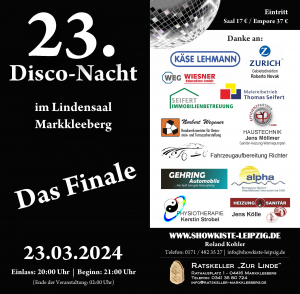 23. Disco Nacht Markkleeberg